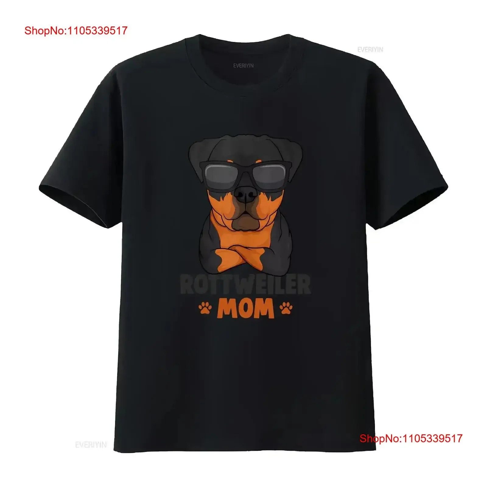 Hundemama-T-Shirt, Rottweiler-Mama, Rottie, Weiß, Grau, Vintage, gewaschen, Streetwear, weich, leicht vielseitig einsetzbar, Oberteil für den Alltag