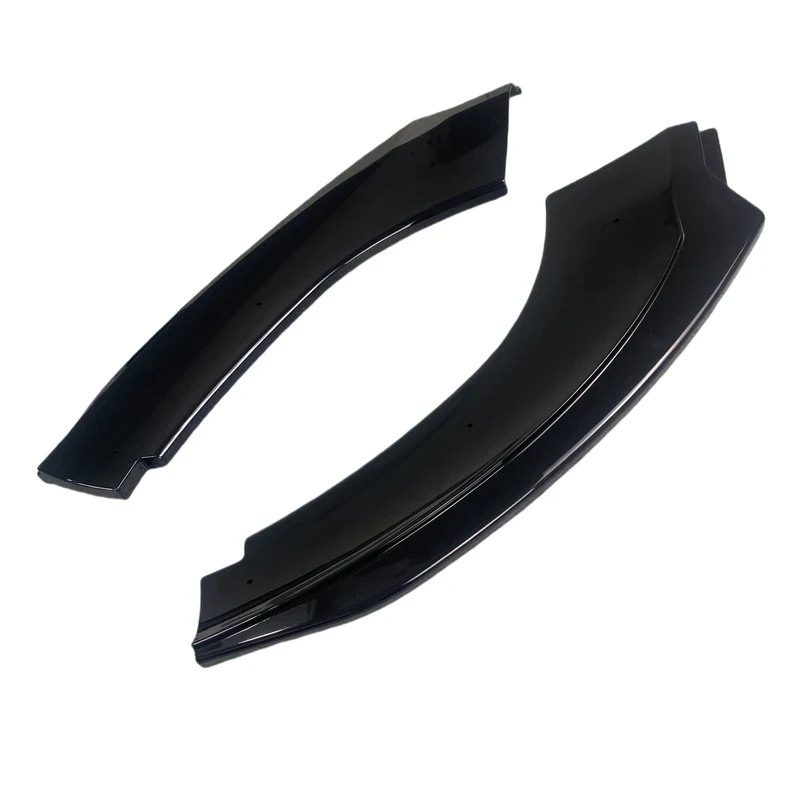 3PCS Gloss Black Anti-scratch Front Bumper Lip Exterior Body Kit Accessories For MK2 Cupra FR R 2009-2012 Facelift