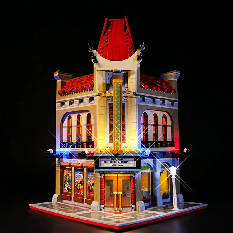 2196PCS Palazzo Cinema Modello Building Blocks MOC 10232 Mattoni Giocattoli Per I Bambini Regali Di Natale Città Street View Architettura