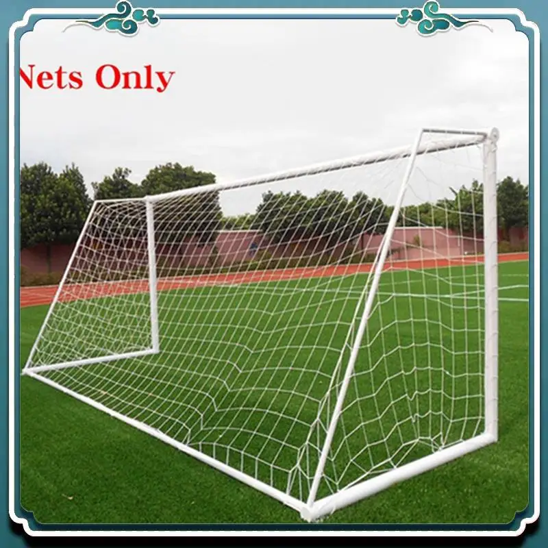 

1 Piece Soccer Goal Net Football Training Nets, Post Not Included Bouncy,3X2m White Polypropylene Rope Diameter Is About 0.5Cm