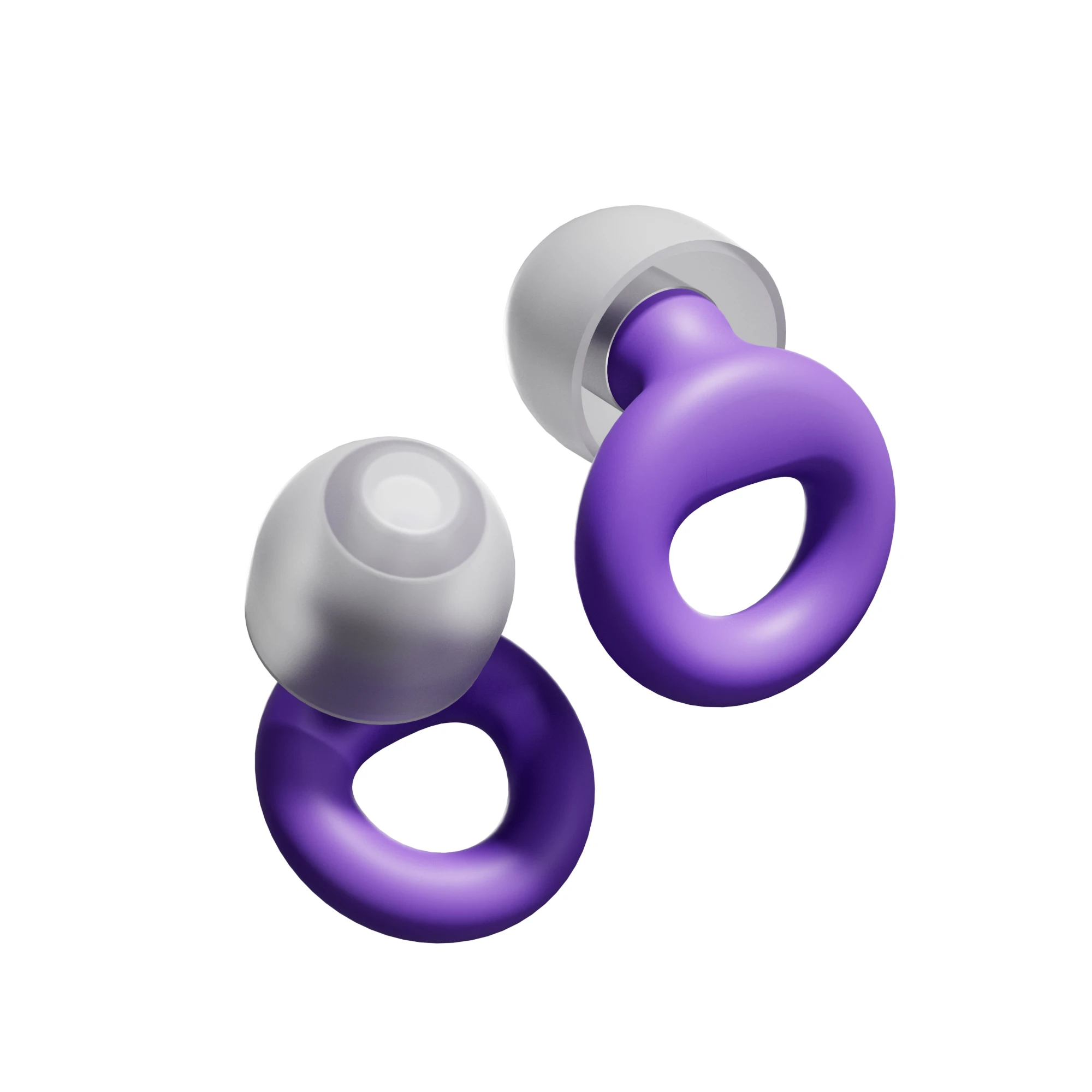 

1set Silicone Ear Plugs - Noise Canceling, Waterproof, Comfortable Fit, for Sleep, Swimming, Creating a Silent Environment