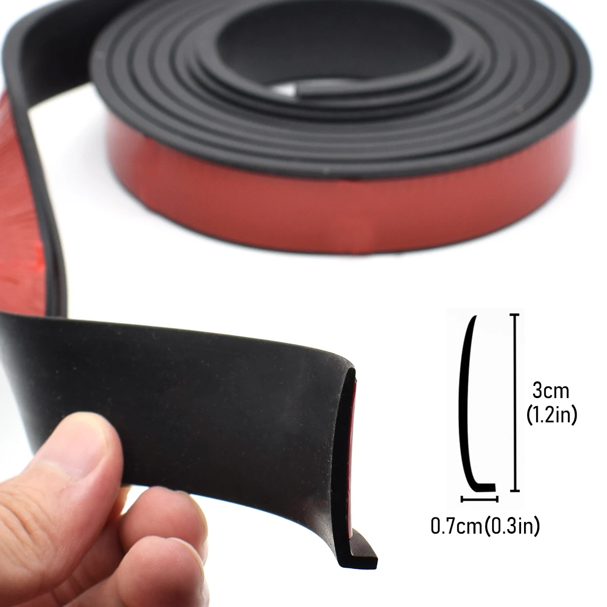 Universal Fender Flare Car Wheel Eyebrow Protector Lip Wheel-arch Trim Arch Extenders Decorative Scratch Proof Rubber Seal Strip