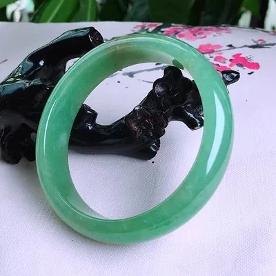 Zheru Jewelry Natural Myanmar Jade 54mm-62mm bracelet exquisite princess bracelet send girlfriend send mom