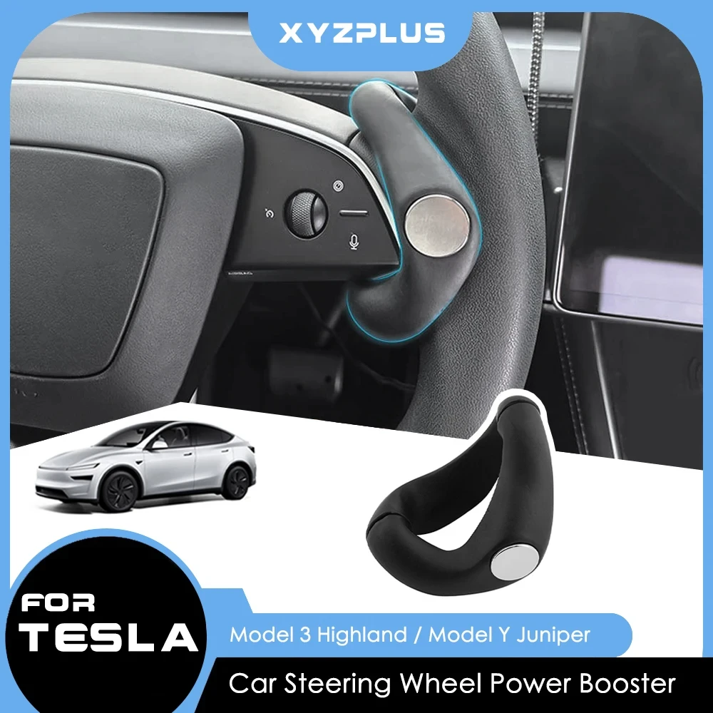 2026 New Steering Wheel Spinner Knob for Tesla Model 3 Highland Model Y 2025 2026 Booster Spinner Knob Safety Accessory Aid