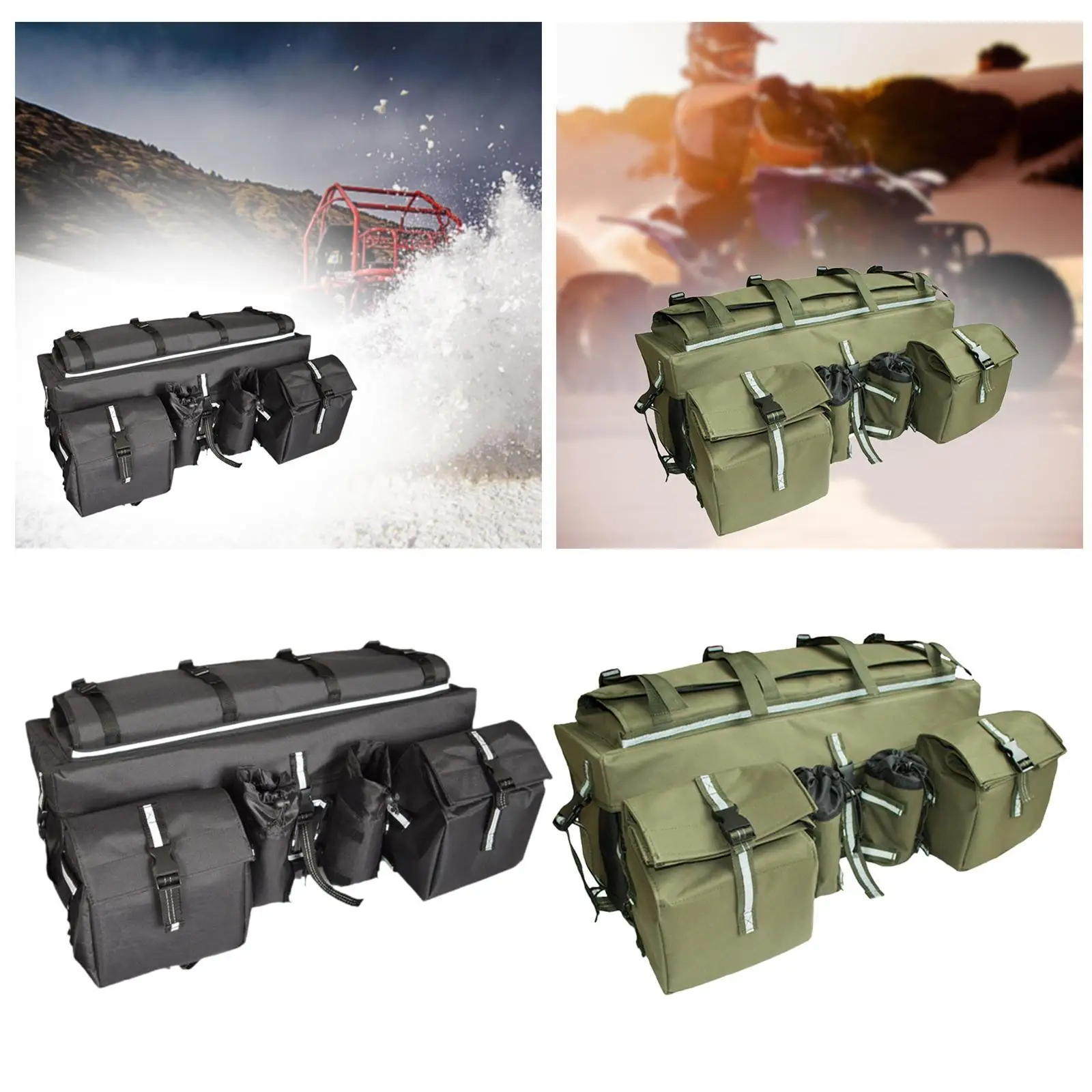 

ATV Cargo Bag Quick Release Buckle Motorcycle Saddle Bag for Motorcycle UTV