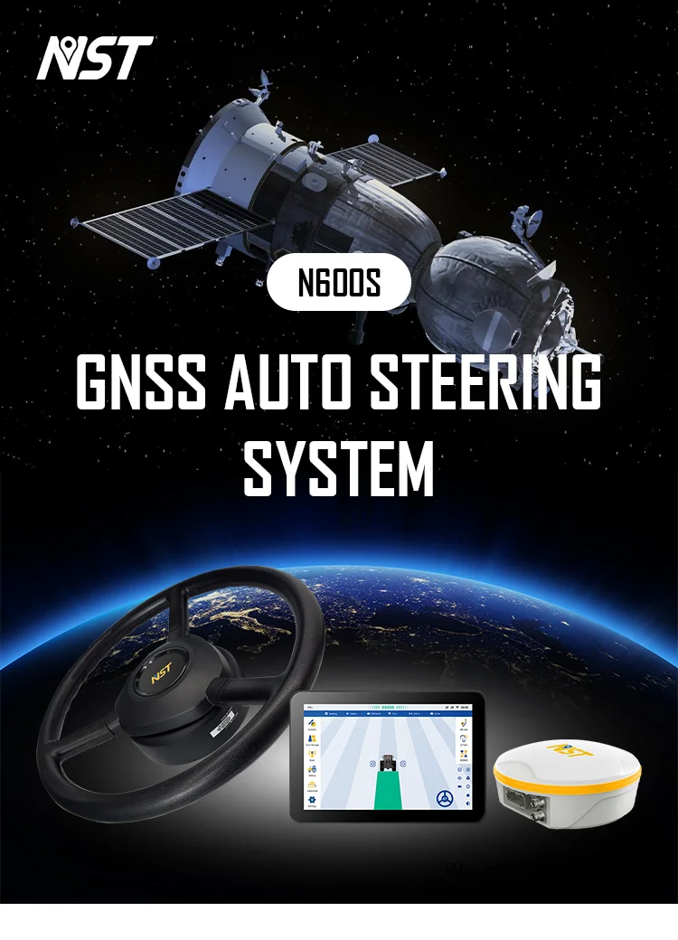 NST N600S GNSS Auto Steering System for Tractors with High-Precision RTK BeiDou Navigation Alloy Material