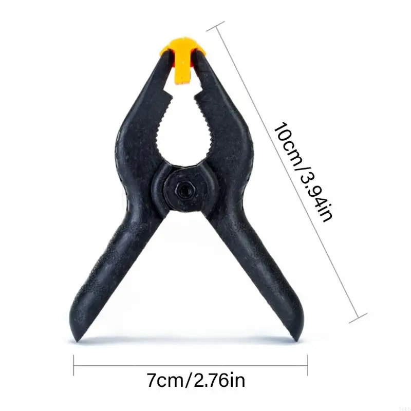 y88b 5pcs clamps استوديو للتصوير الفوتوغرافي لدعم الخلفية وصياغة خفيفة الوزن نوع خلفية مشبك nonslip