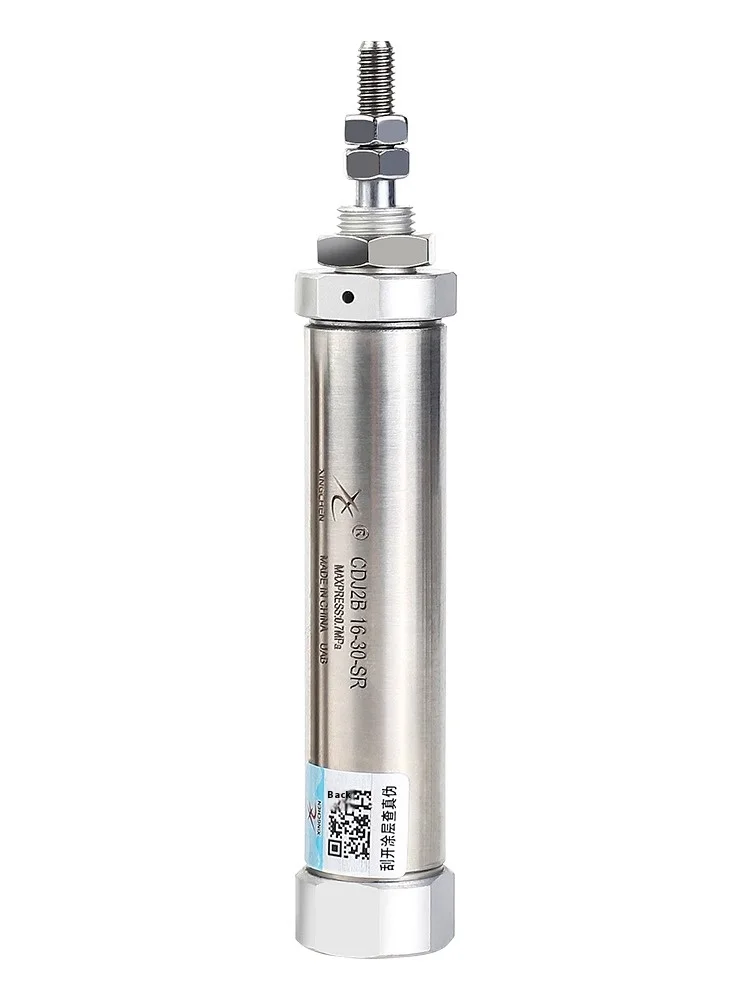 Xingchen Pneumatico Pequeño Bolígrafo De Acero Inoxidable Mini Cilindro PB Entrada De Cola De Acción Única CDJ2B6/10/16-10 S