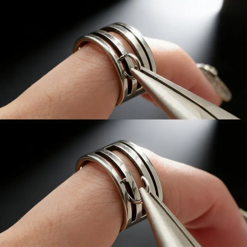 1/3PCS Stainless Steel Jump Ring Opening Pliers - For Jewelry Making Craft Accessories Multifunctional Open Ring Tool DIY