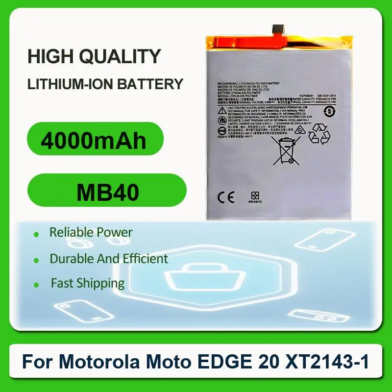 Battery For Motorola Moto X 1 ST XT1055 XT1060 XT1058 XT1053 G9 PLUS Lenovo K12 Pro XT2091-7 Edge 2023 Edge+ Z Force 2nd gen/Z2