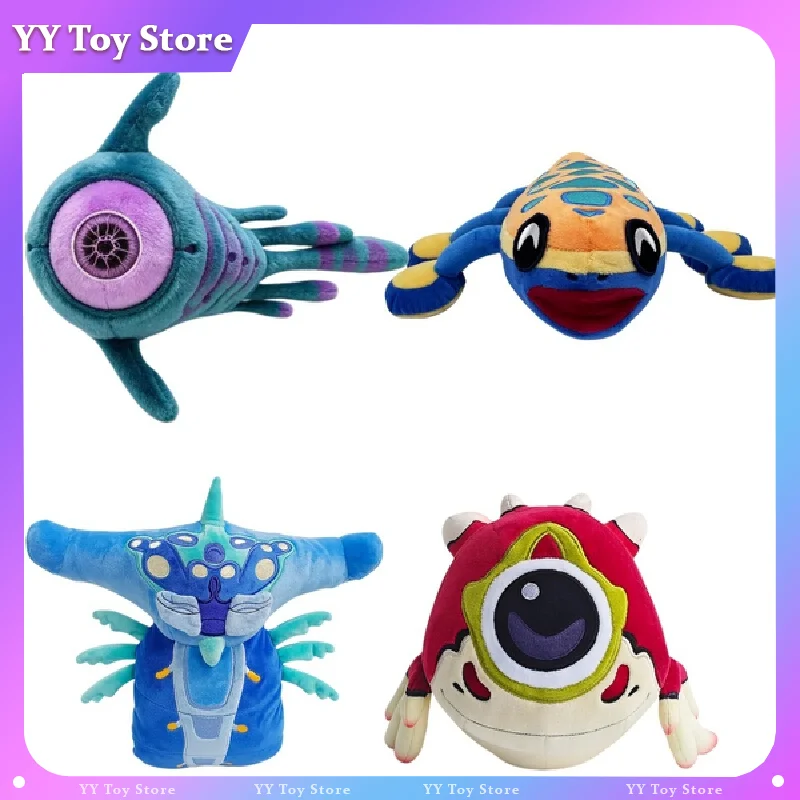 【En stock】Subnautica 2 Oculus Fish - Peluche de juguete, muñeco de peluche, adorno suave para el hogar, colección, regalo de cumpleaños para fans