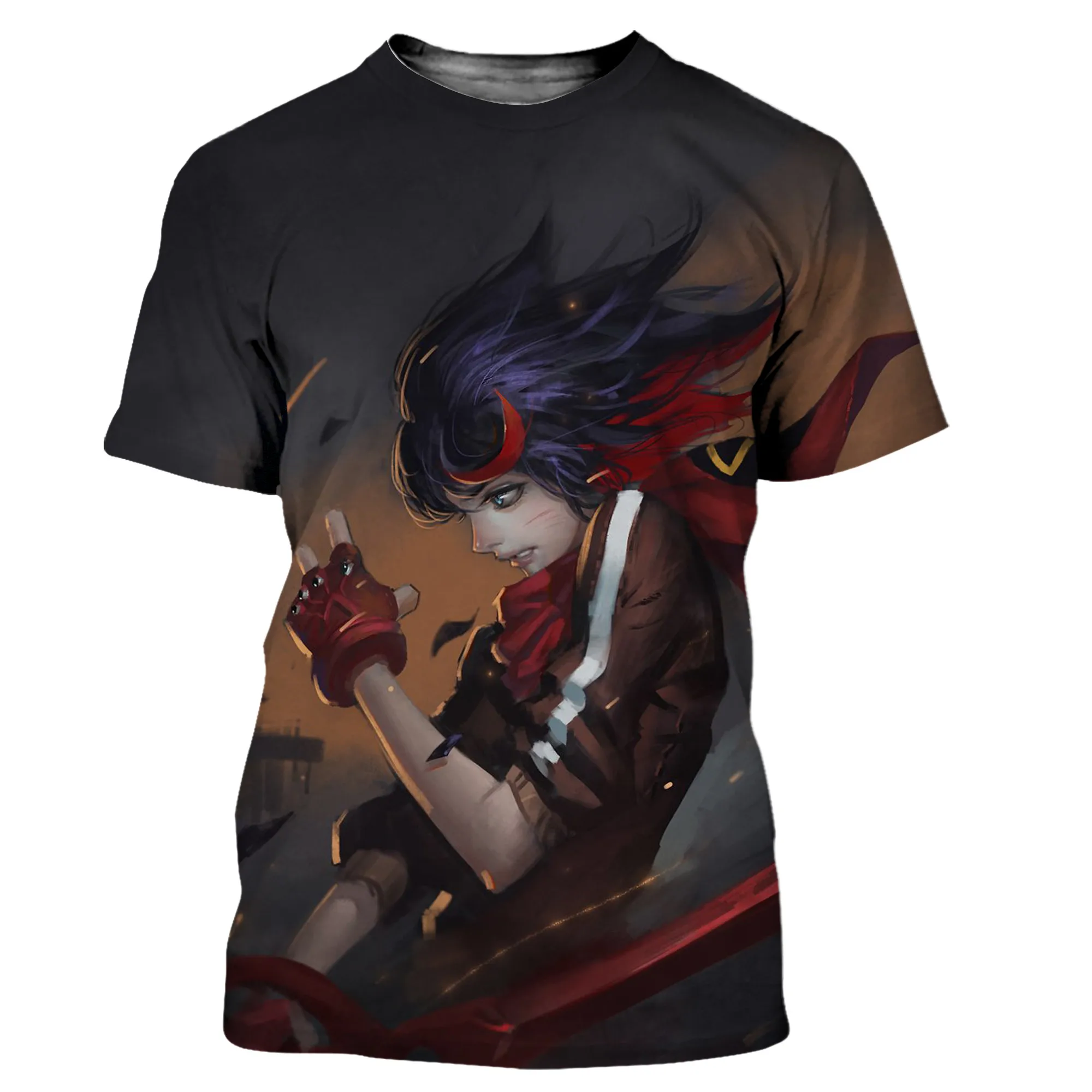 2022 Anime T Shirts Men Ladies Death Death 3D Printed Shirts Summer Casual Harajuku Style Unisex Streetwear