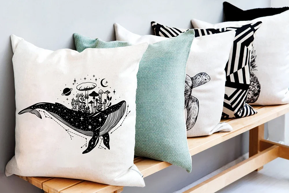 Afbeelding 3: 2023 Nieuwe glimlach zelfklevende zeefdruk stencil herbruikbare mesh stencil overdracht wasbaar voor schilderen DIY aangepast