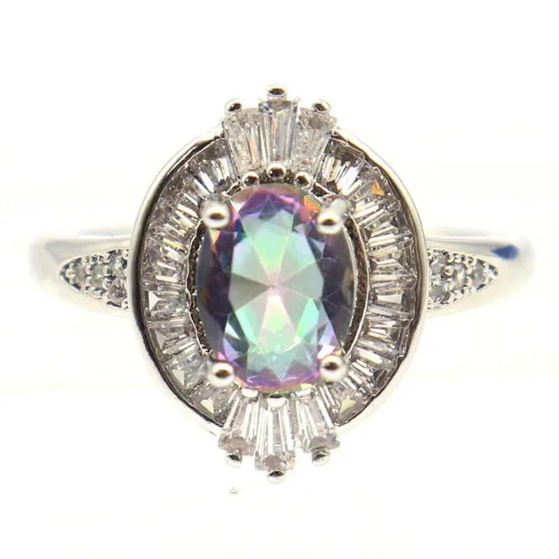 اشتر 4 واحصل على 1 مجانًا 3.4 جرام مخصص 925 خواتم فضة استرلينية صلبة قوس قزح النار توباز الصوفي الأخضر الزمرد الحقيقي الأحمر روبي تشيكوسلوفاكيا #2