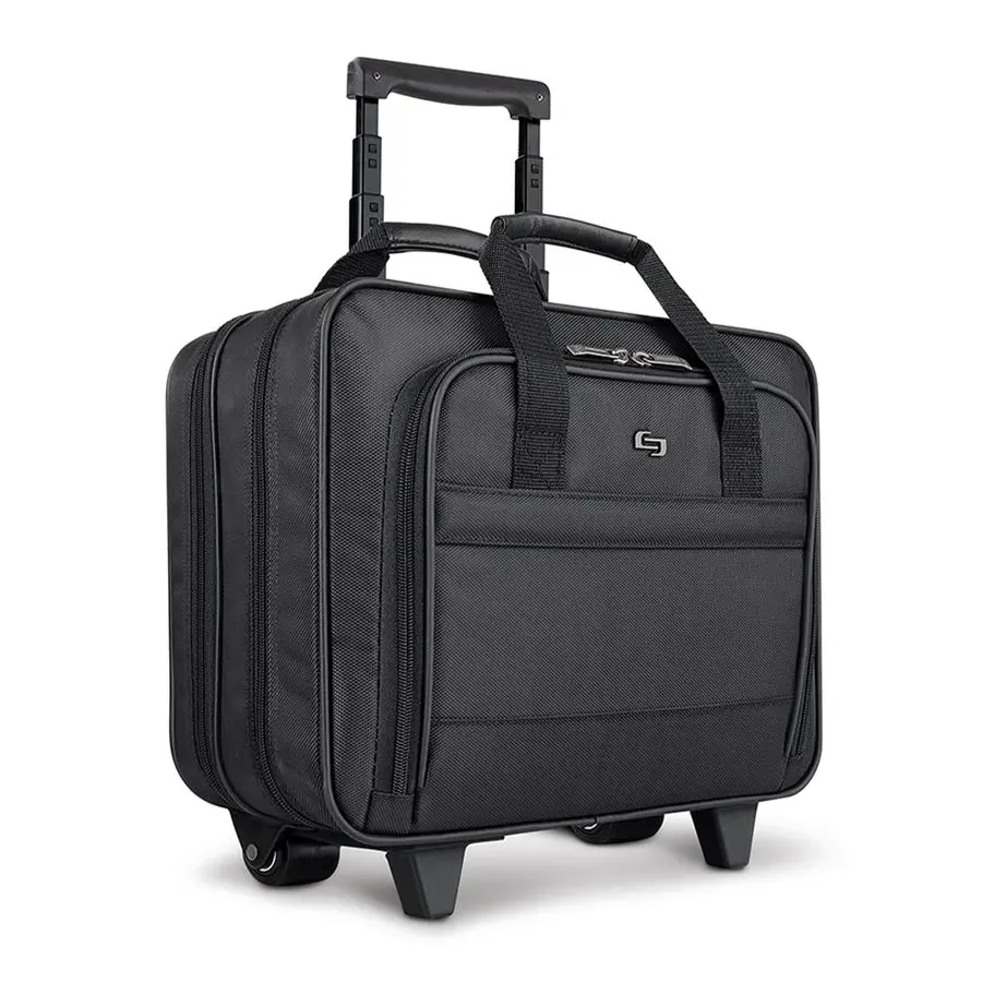 

Case with Wheels Roller Laptop Bag, Wheeled Briefcase for Women amp Men, Carry On Size for Travel, Fits 15.6 Computer Carnegie,