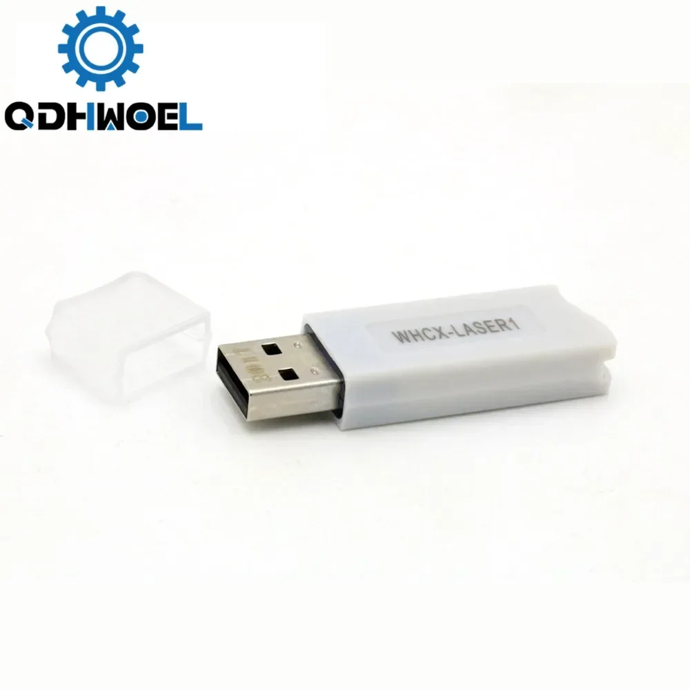 QDHWOEL Leetro USB White Software Dongle لوحدة تحكم ليزر Co2 MPC6515 MPC6525 MPC6535 MPC6565