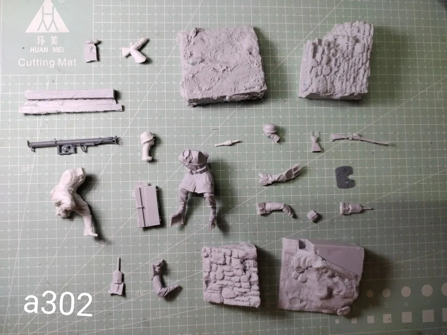 1/35  Resin Model Figure GK，German soldier  , Unassembled and unpainted kit