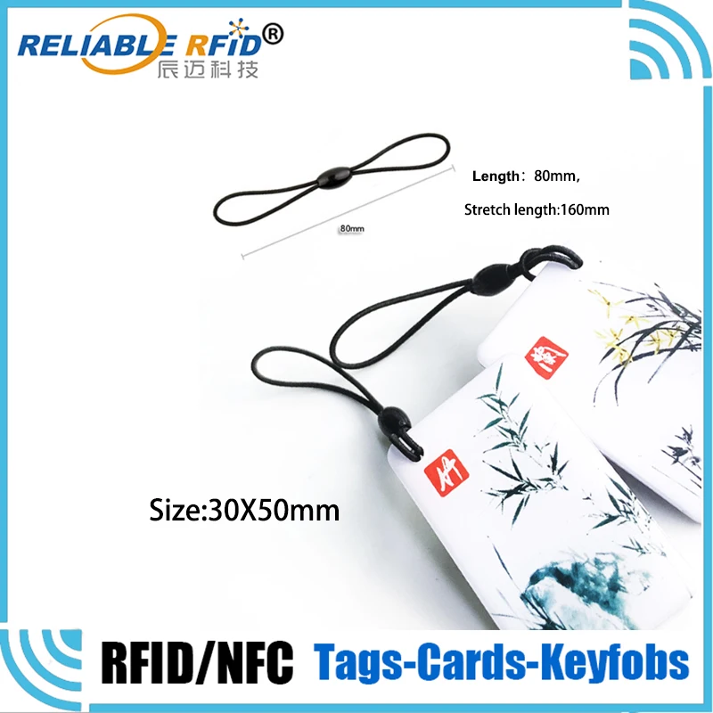 4 Pcs/lot Bamboo chrysanthemum orchid Flowers 13.56MHz IC M1 S50 Expoy Card RFID Smart Card for Access Control