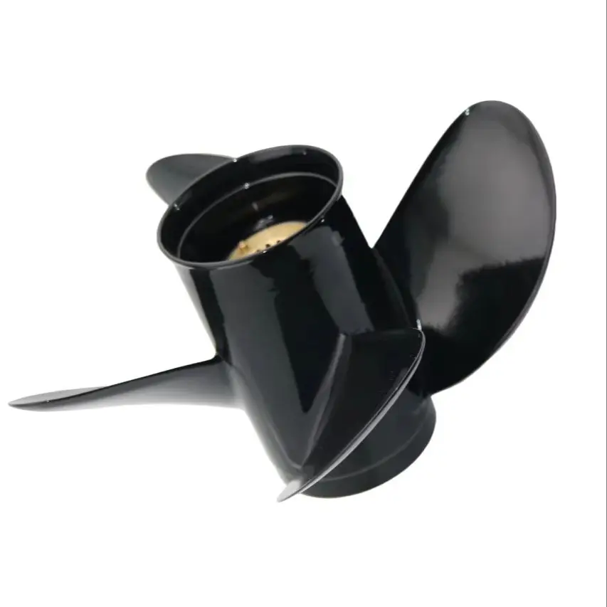 

BoatMan 4 blades Pitch 11-15 Pressed-In Hub Propeller for Mercury Outboard Motor 25HP 45HP 48HP 50HP 40HP 55HP 70HP 13 Splines