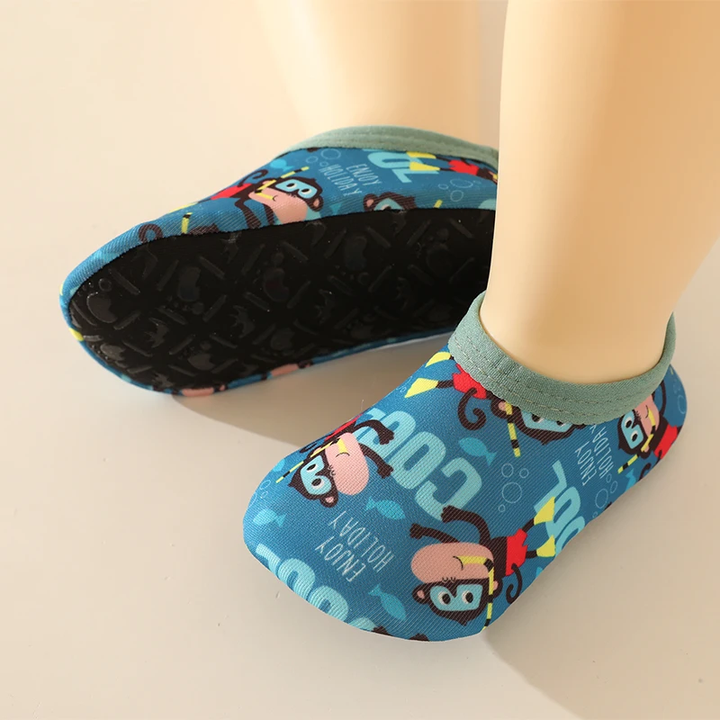 Rteyno Baby Kinder Anti-Rutsch-Socken Kleinkind Mädchen Jungen Boden Socken Tier druck Cartoon Barfuß Aqua Socken rutsch feste Schuhe