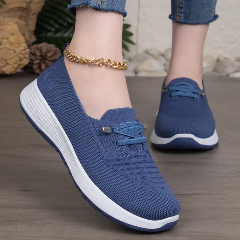 

Women Spring Fashion Sneakers Platform Solid Color Ladies Casual Shoes Breathable Wedges Ladies Walking Sneakers Zapatos Mujer