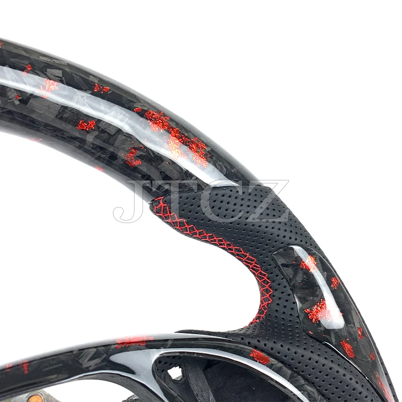 Para Infiniti EX35 EX37 G35 G37 Q60 G25 volante de fibra de carbono forjado accesorios de coche 2011 2012 2013 2014 2015 2016