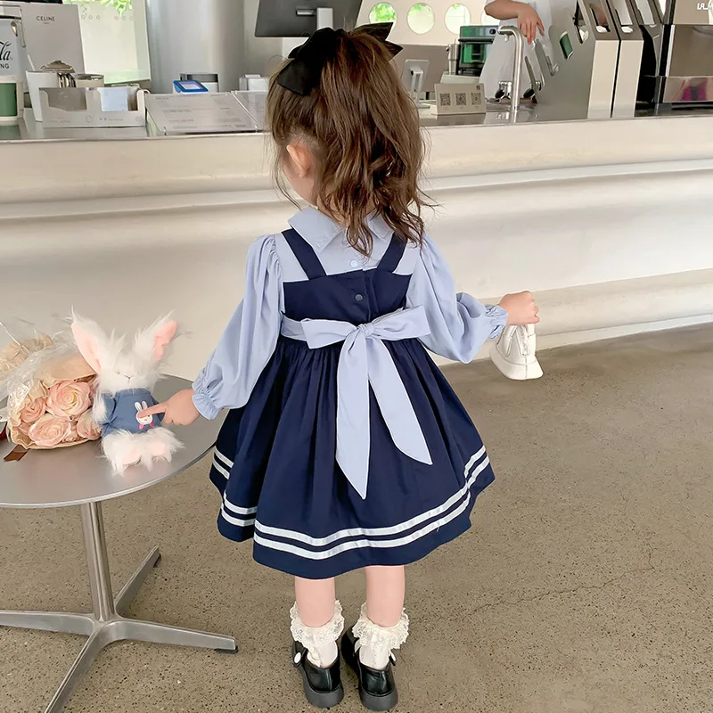 School Uniform for Girls Elementary School Student Girl Clothes Lolita Girls' Long Sleeve Dress Judy Hopps Zootopia Cosplay Kids