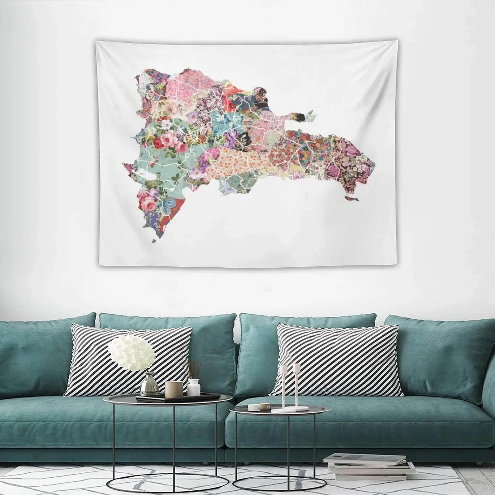 Dominican Republic Tapestry Wall Deco Room Aesthetic Decorative Wall Murals Tapestry image 3