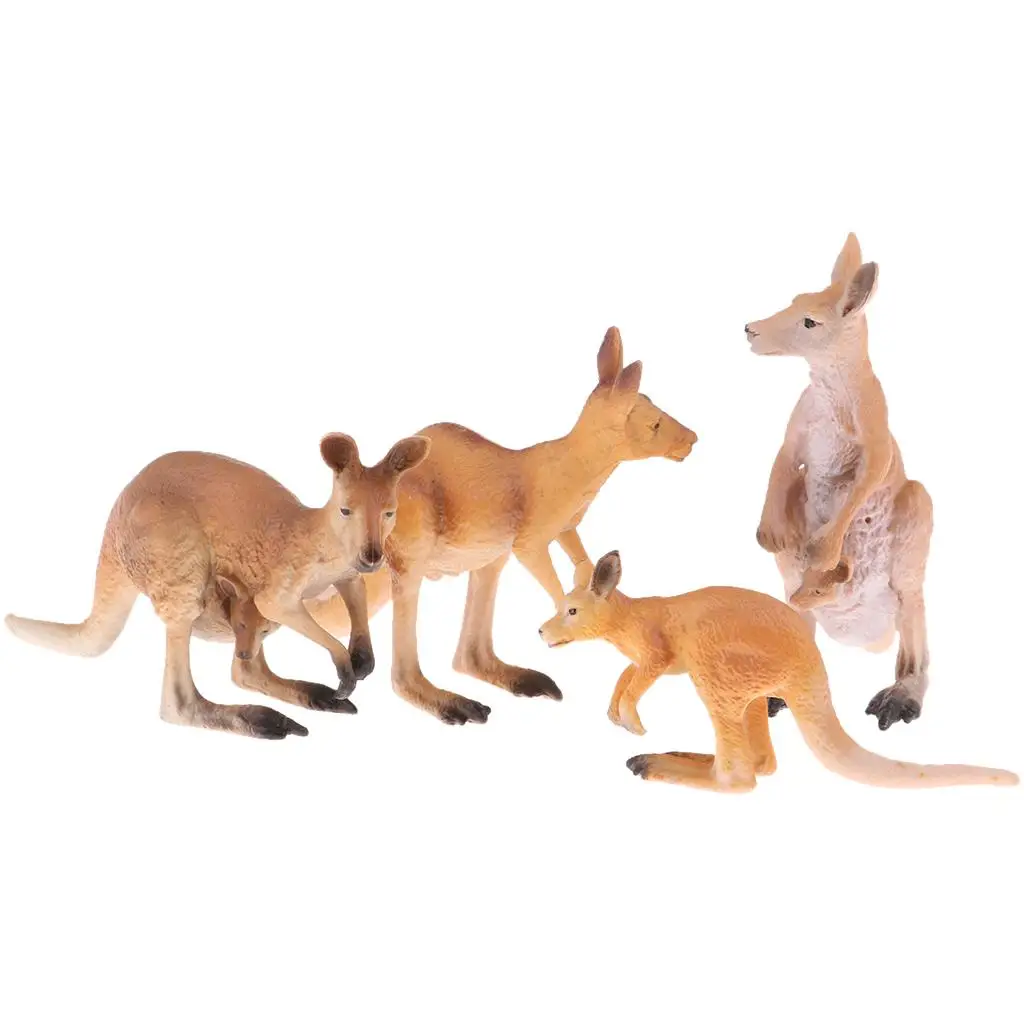 

4 Pieces Figures Wild Animals Game Figures Animal Figures Decoration Figures Children Toys