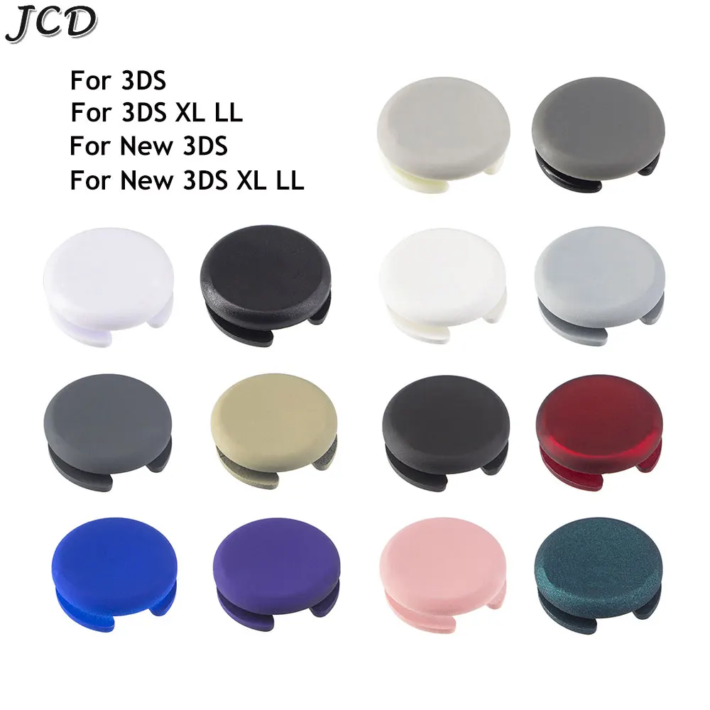 JCD 1piece Colorful 3D Analog Controller Joystick Cap Thumb Stick Button For New 2DS 3DS XL LL Game Console Repair