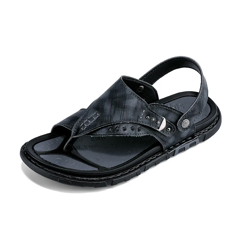 Chanclas de talla grande para hombre, zapatos de playa al aire libre, novedad de verano, M934