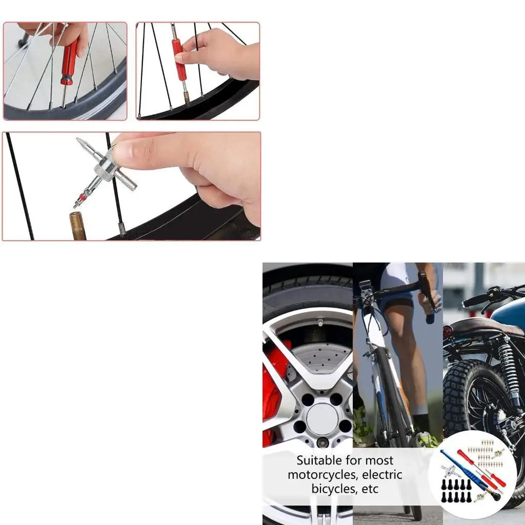 

47pcs клапаны набор клапанов штока для установки ржавчины