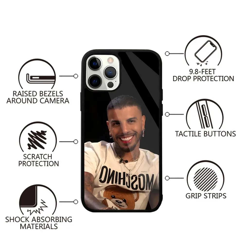 R-Rauw A-Alejandro Rapper  Phone Case For iPhone 16,15,14,13,12,11,Plus,Pro,Max,Mini Magsafe Magnetic Wireless Charging