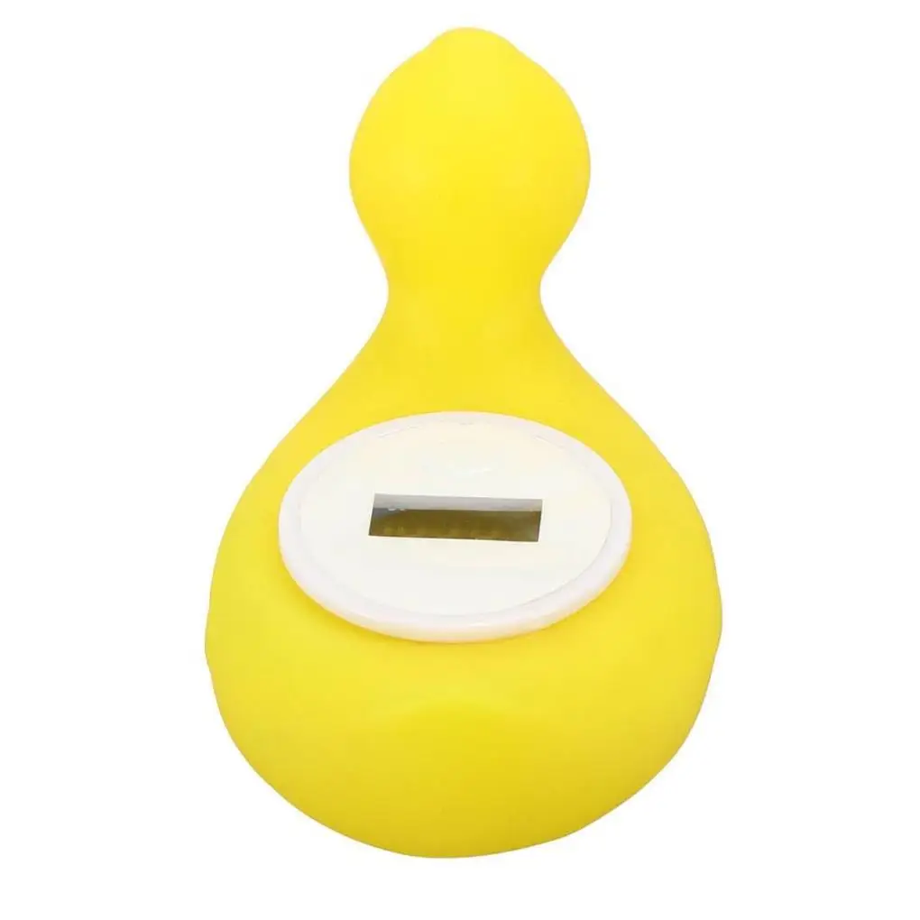 Baby Bath Water Thermometer Duck Waterproof Digital Room Shower Alarm Timer Function Color Coded Heat Indicator