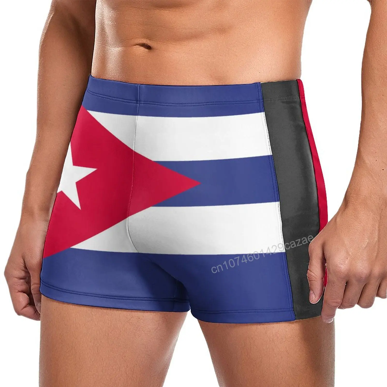 Swimming Trunks Cuba Flag Quick Dry Shorts For Men Swim Beach Short Summer Gift