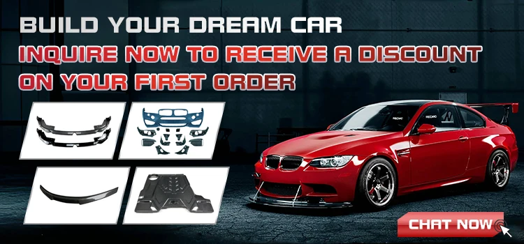 For  E46 Sedan Upgrade Wide Body Kit E46 Wide Front Bumper Side Skirt Fender Flare view 5