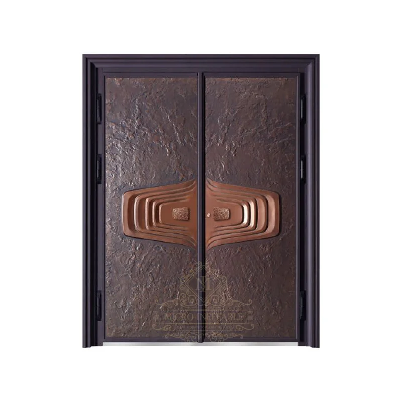 Luxury Design Exterior Steel Other Double Door Steel Front Entry Door Security Doors For House