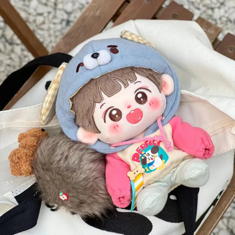 Cambia vestiti per le bambole Felpa con cappuccio Articolo singolo Bambola in cotone da 20 cm Originale senza attributi Set di vestiti per bambini Felpa con cappuccio per tutti i fiammiferi Cartoon Fai da te