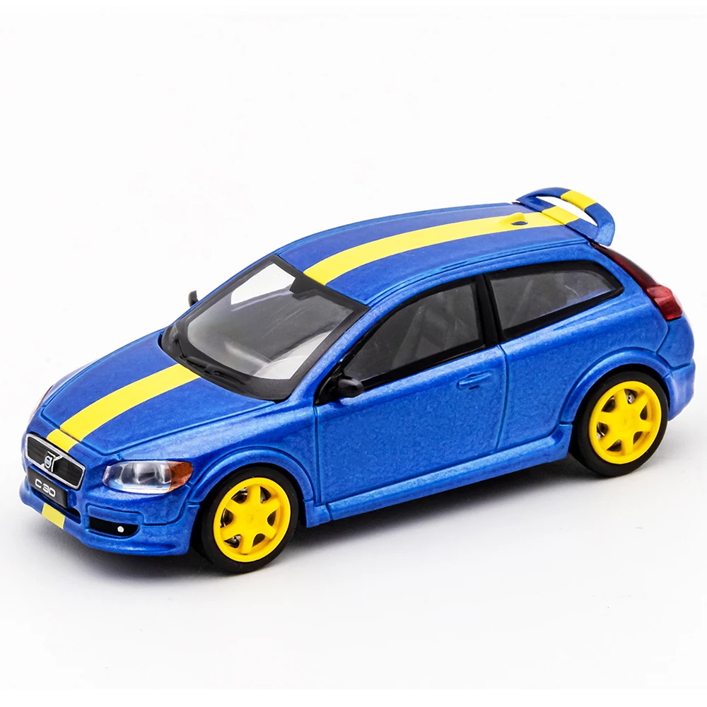 DCT 1/64 C30 Mini modelo de coche, vehículo Vintage, juguetes fundidos a presión con caja de exhibición, colección de Hobby para adolescentes y