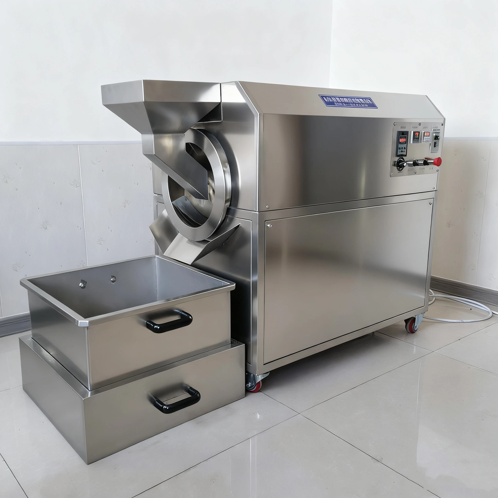 Best Price Automatic Small Scale Peanut Roasting Machine Auto Hot Small peanuts Rotary Drum Roaster