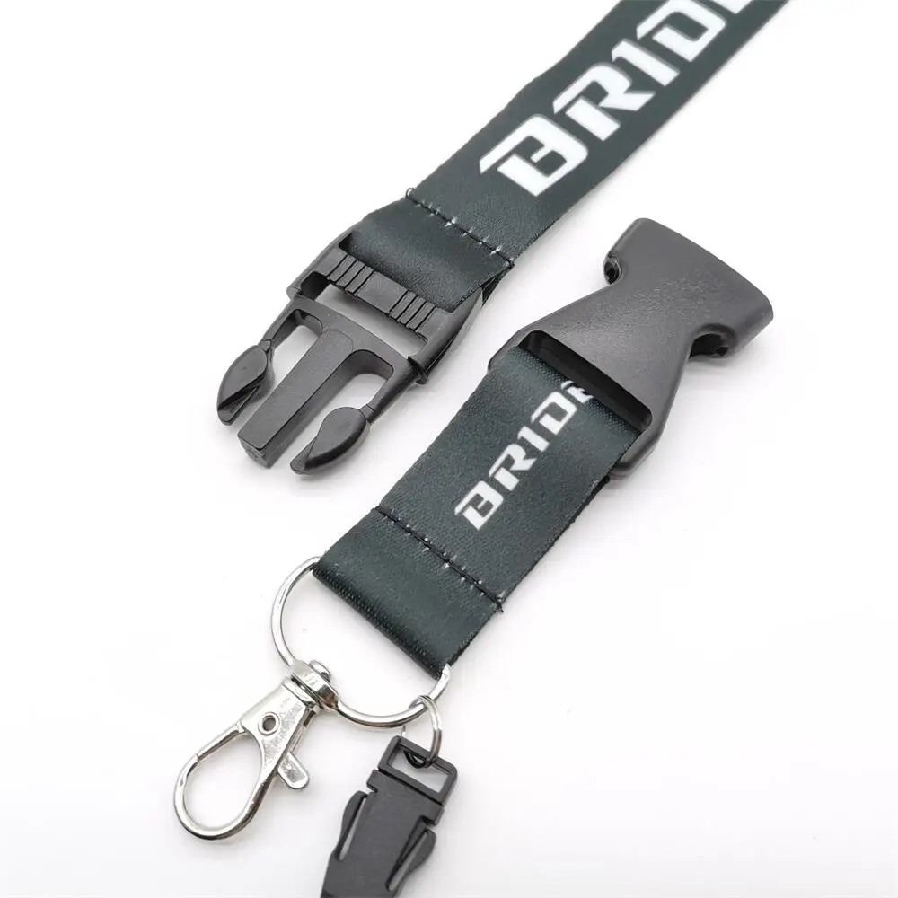 BRAUT Logo Lanyard Keychain JDM Stil Schlüssel Hals Hängen Seil Handy Arbeit Karte Hängenden Seil Auto Hand Lanyard Zubehör