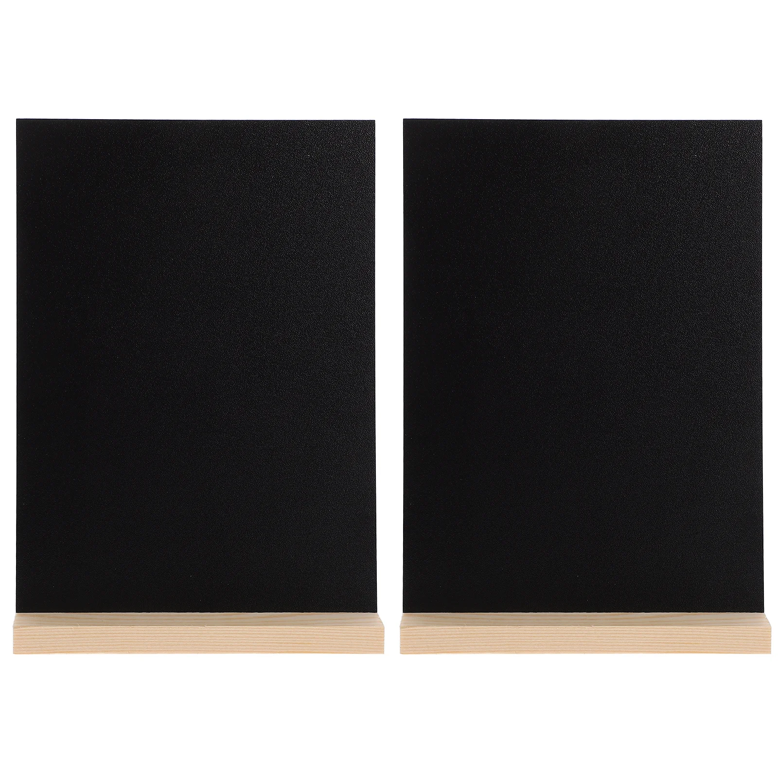 2 مجموعات حامل السبورة الخشبية ريفي لوحات الطباشير الصغيرة لقائمة رسالة مطعم بار سطح المكتب علامات السبورة الحامل #1