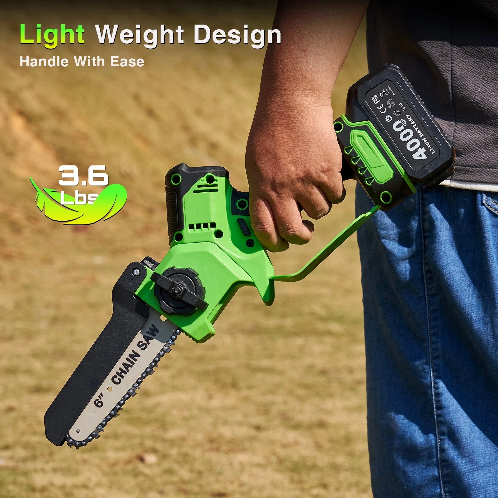 Аккумуляторная электрическая п – обзор и цена Mini Electric Chainsaw 6 Inch