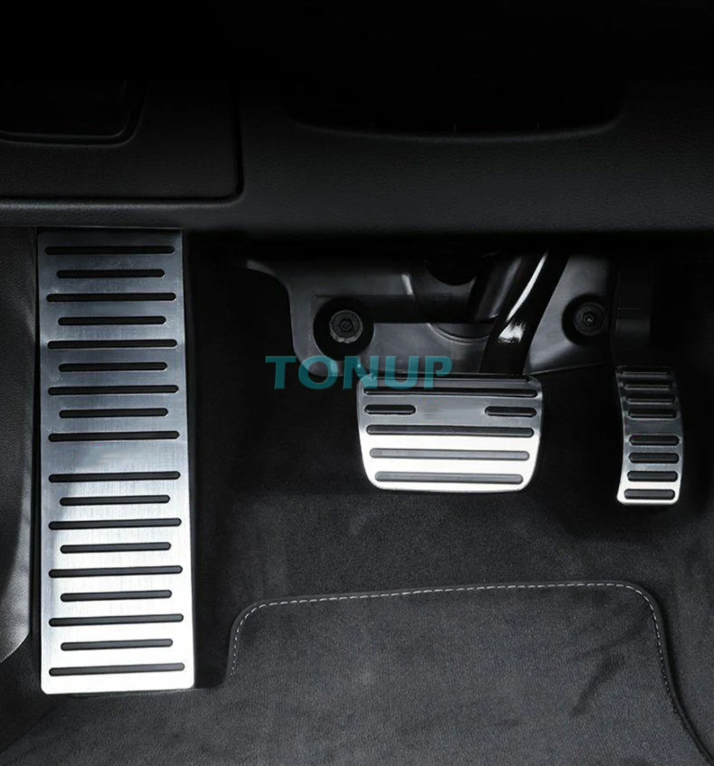 Auto-pedaalhoezen voor Audi A4 A5 A6 A7 A8 Q5 Q7 Q8 S4 S5 RS5 S6 S7 S8 SQ5 SQ7, gaspedaal, voetsteun, ombouw, decoratieve accessoires
