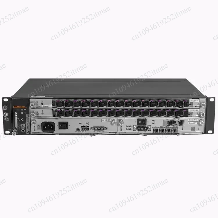 C320 OLT Mini Chassis GEPON GPON EPON, 10G Uplink SMXA 8/16/32 Port FTTH Optical Network Device