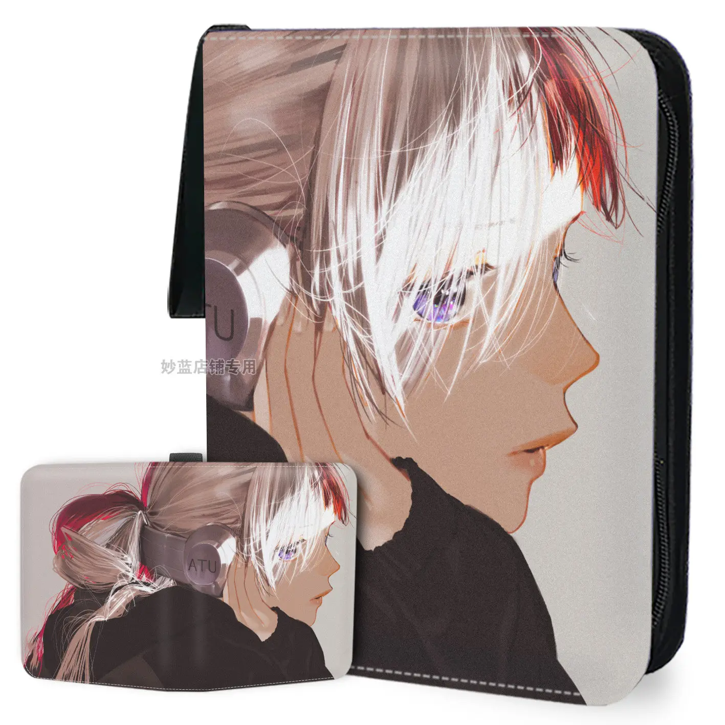 Anime One Piece Boa Hancock Nami Yamato Nico Robin Black Maria Customizable Card Booklet Zipper Birthday Gifts