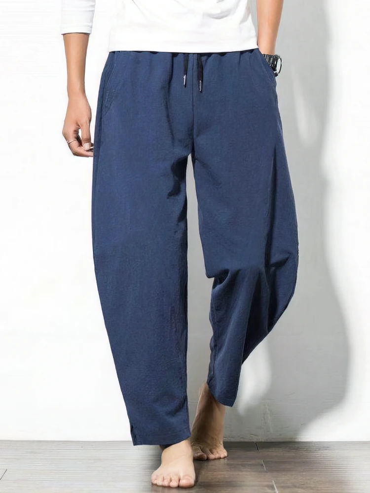 Celana Jogger Linen Katun Cela - Men'S Fashion Pants 2025 ulasan dan harga