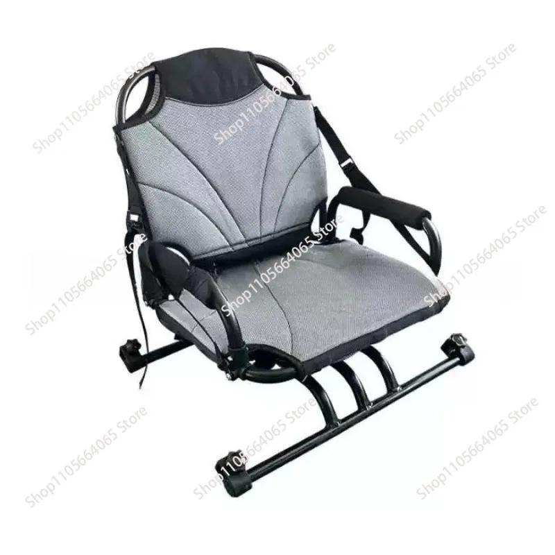Beach chair kayak backrest 360 degree rotatable SUP paddle board kayak assault boat aluminum seat