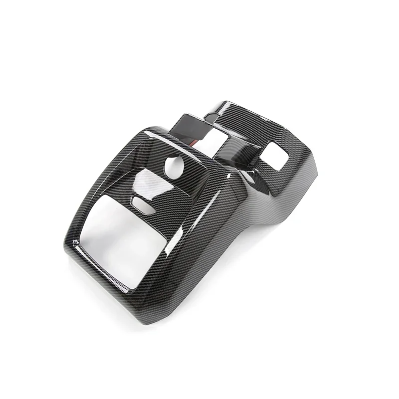 

Kick Plate for Mustang Mach-e Auto Accessories Carbon Fiber Abs Usb Rear Air Vent Cover Trim Anti Scratch Protection Mouldings