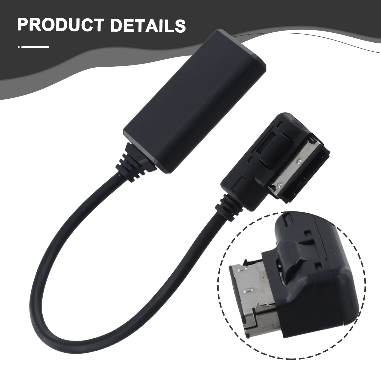 Accessories Adapter Cable LED Indicates Mobile Devices Music Interface Plastic Components Connector E16389 Practical